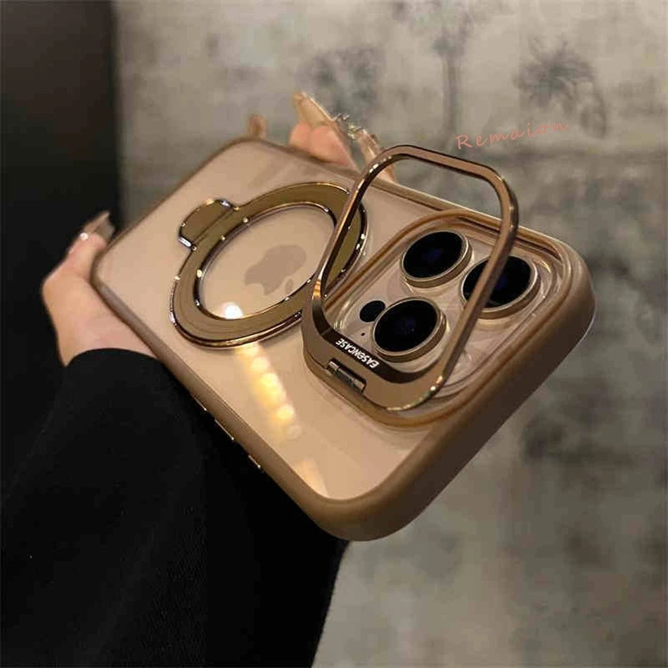 Coque Magnétique Double Standing 3-en-1 Pour iPhone / كفر مغناطيسي 3 في 1 مع حامل مزدوج للآيفون